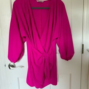 Amanda Uprichard Fuchsia Mini Dress